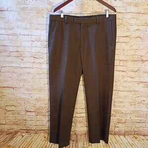 Kenneth Cole Reaction Men's Brown Dress Pants 36W/29L